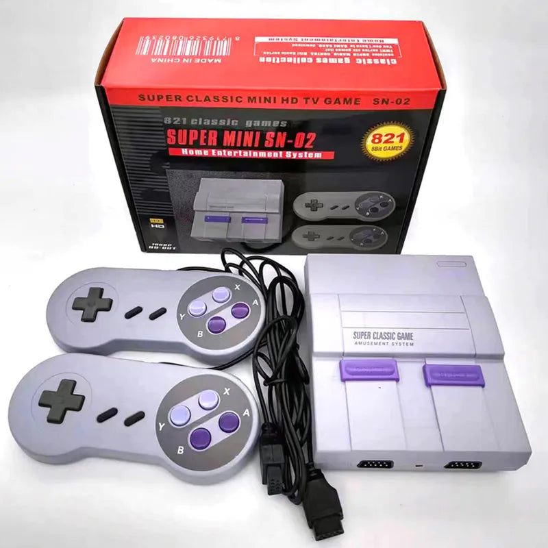 Console Super Mini SNES 8-bit Game Console NWS Classic Edition 2 controles