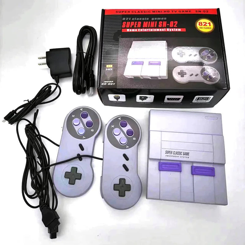 Console Super Mini SNES 8-bit Game Console NWS Classic Edition 2 controles