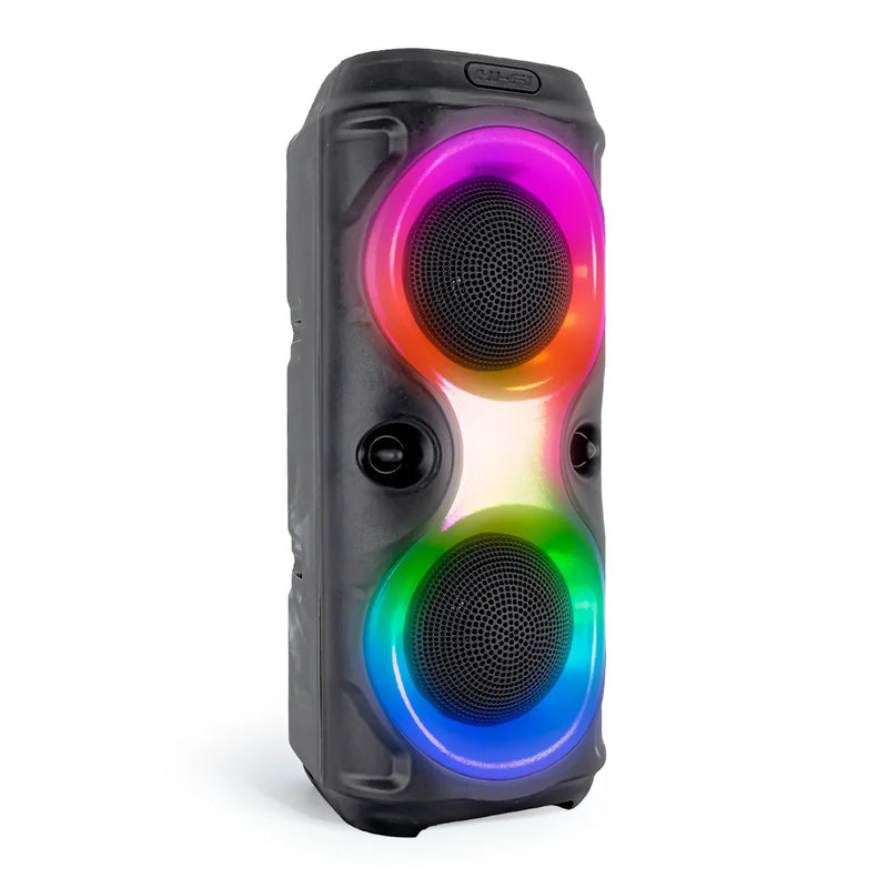 Caixa de som Bluetooth Com Led RGB Portátil FM USB TWS 50W Xtrad